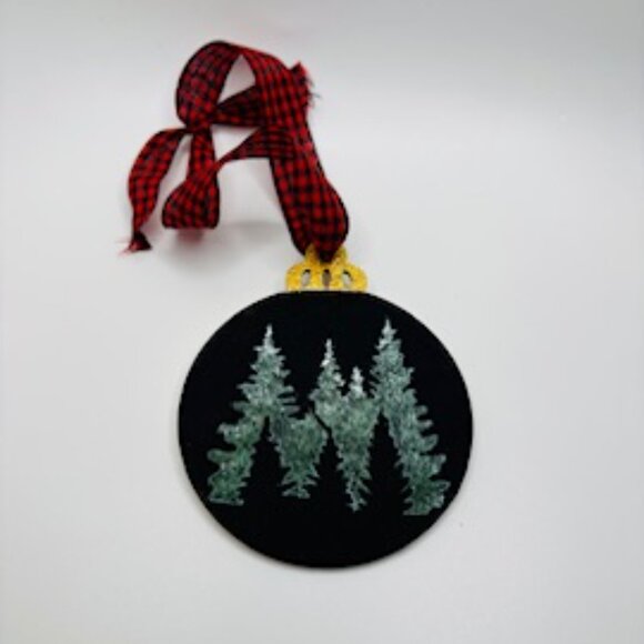Black & White Hand-Painted Ornaments - Picture 9 of 13